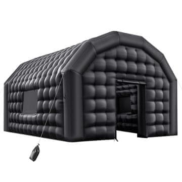 VEVOR Napihljivi nočni klub 5x4x3.8 m Črn