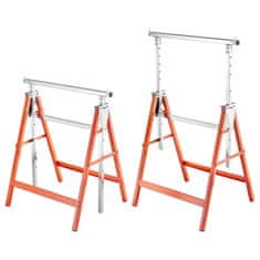 VEVOR Komplet zložljivih nastavljivih delovnih konjčkov 68x57x80-130 cm, 2 kosa
