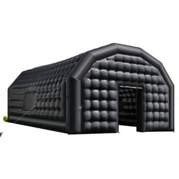 VEVOR Napihljivi nočni klub 8x6x4 m črne barve