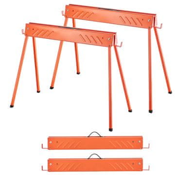 VEVOR Zložljiva delovna konja, 2 kosa, 950x485x740 mm, kovina