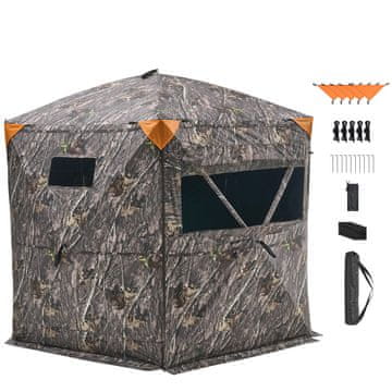 VEVOR Lovska prikolica 2150x2150x2000 mm Kamuflaža