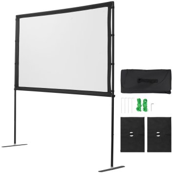 VEVOR Projekcijsko platno SS-TB80 1830x1740x400 mm Črno