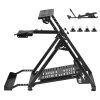 Stojalo za dirkalni volan QY-BZ06 90x71x84.5 cm Črno