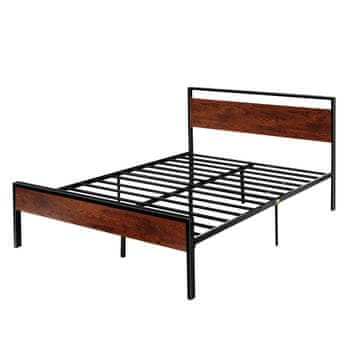 VEVOR Postelja okvir queen size platforma 213.5x153.5x99 cm črna