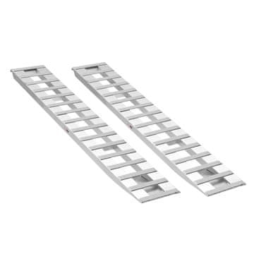 VEVOR Komplekt nakladalnih ramp 2 kosa 2400x380x72 mm 2721.6 kg aluminij