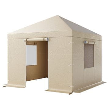 VEVOR Prevleka za paviljon, ustreza 3.05x3.05 m, bež