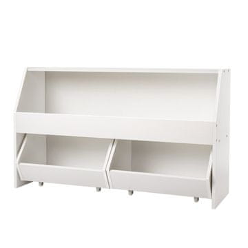 VEVOR Organizator za shranjevanje igrač 1020x297x600 mm, bel