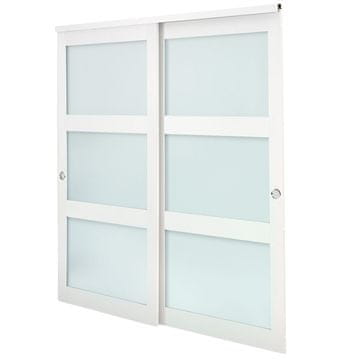 VEVOR Drsna omarna vrata 1829x2032 mm bela