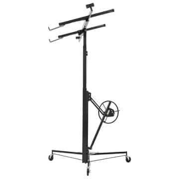 VEVOR Dvigalo za suhomontažne plošče 3353 mm višina 68 kg nosilnost črno