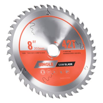 VEVOR Krožna žaga rezilo 203x203x2.2 mm 42 zob za rezanje lesa