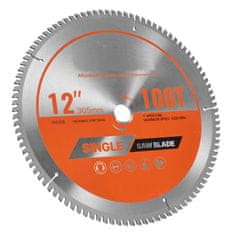 VEVOR Krožna žaga rezilo 305x305x3 mm 100 zob aluminij rezanje kovine