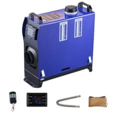 VEVOR Dieselski grelec zraka 8KW vse v enem prenosni 410x180x395 mm črn