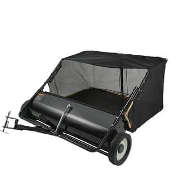 VEVOR Črni pometalnik trate 170x132x71 cm