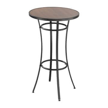 VEVOR Bar miza 600x600x1010 mm črna