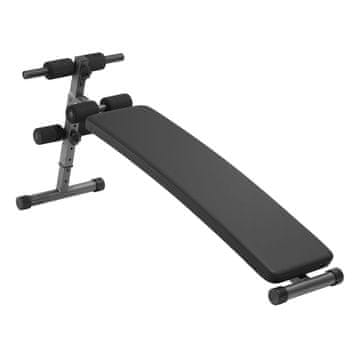 VEVOR Klopa za trebušnjake 142.5x47x67.5 cm Črna
