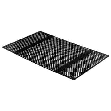VEVOR Zaščita za mrežna vrata 800x508x2.4 mm črna nastavljiva