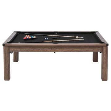 VEVOR Komplet biljardilaud 3-ühes mitme mänguga 214 cm hall