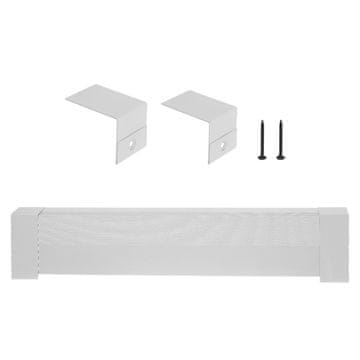 VEVOR Pokrov grelnika za podnožje Osnovna serija 916x80x193 mm Bela