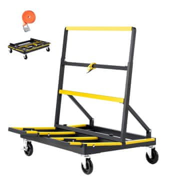 VEVOR Võrktahvli käru kokkupandav 1000x830x1100 mm teras 816 kg kandevõime