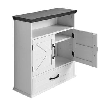 VEVOR Kopalniška viseča omarica 61x23x63.7 cm bela