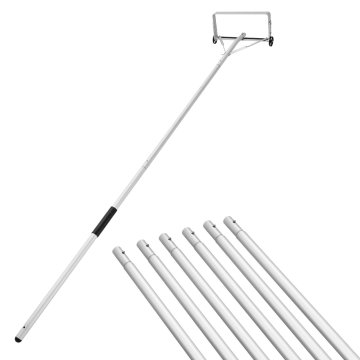 VEVOR Snegolov za streho nastavljiv 1580-9130x470x220 mm srebrn