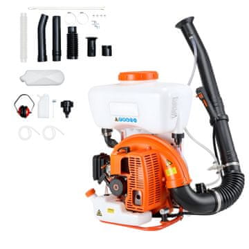 VEVOR Nahrbtnik za meglenje z razpršilcem 490x290x660 mm Bela 16L rezervoar