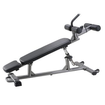VEVOR Klupa za trebušnjake TL903 1630x620x1055 mm Črna