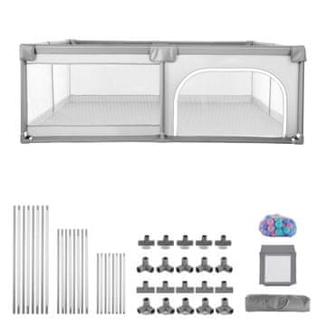 VEVOR Otroška ograja za igro 2000x1490 mm Notranja Zunanja Shramba