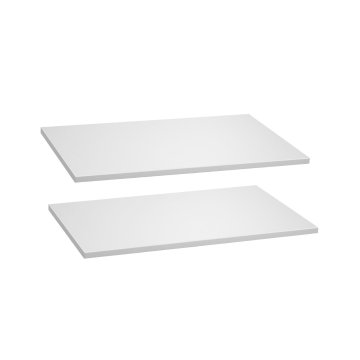 VEVOR Omarica polica 2 kosa 58.4x35.5x1.5 cm bela
