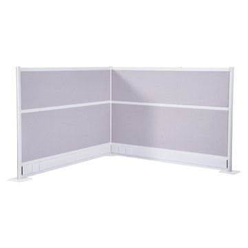 VEVOR Pisarna pregrada 1.83x1.22 m siva samostoječa panel za zasebnost