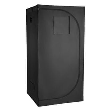 VEVOR Komplet za rastlinjak 100x100x200 cm Črna