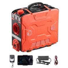 VEVOR Dieselski grelec zraka 8KW vse v enem prenosni 505x227x446 mm črn