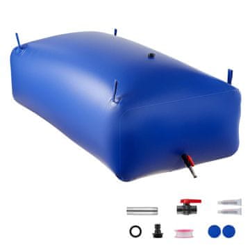 VEVOR Rezervoar za shranjevanje vode 200x101x51 cm modre barve