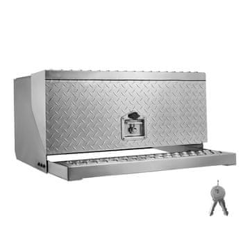 VEVOR Orodjarna za tovornjak, stopnica, 760x750x400 mm, srebrna