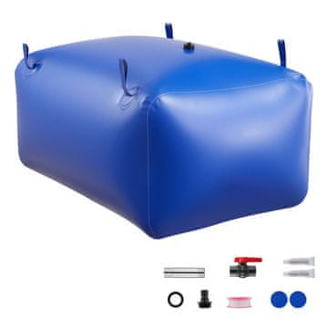 VEVOR Rezervoar za vodo 1010x600x450 mm modre barve, zložljiv