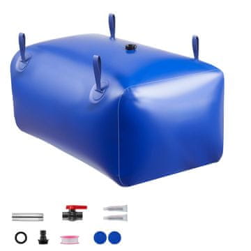 VEVOR Rezervoar za vodo 1010x600x450 mm modri zložljivi
