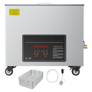 VEVOR Ultrazvočni čistilec 50L 59.5x39.5x52.5 cm iz nerjavečega jekla