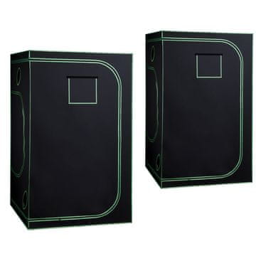 VEVOR Rastna šotor 120x120x200 cm Črn
