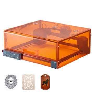 VEVOR Stroj za lasersko graviranje in rezanje 300x300 mm 20W razred 1