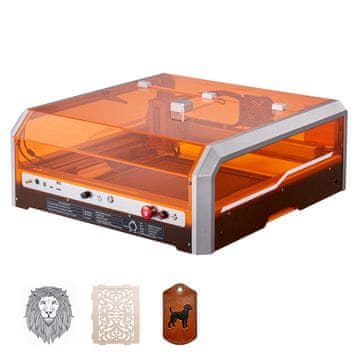 VEVOR Stroj za lasersko graviranje in rezanje 400x400 mm 20W Razred 1