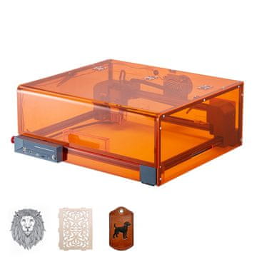 VEVOR Stroj za lasersko graviranje in rezanje 300x300 mm, ohišje razreda 1