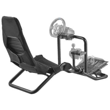 VEVOR Stojalo za dirkalni volan simulator, 196.6x71.5x72.8 cm, črno
