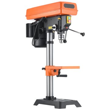 VEVOR Namizni vrtalni stroj 254 mm Nastavljiva hitrost Nagibna delovna miza Kovinski
