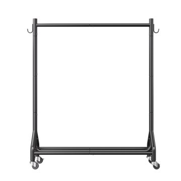 VEVOR Oblečni regal 108x38x167.3 cm Črn