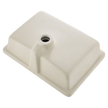 VEVOR Kopalniški umivalnik pravokoten podpultni 470x335x170 mm bel