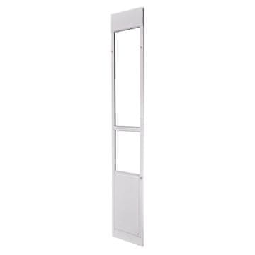 VEVOR Pasja vrata za drsna steklena vrata 2311x2439 mm 346x600 mm bela