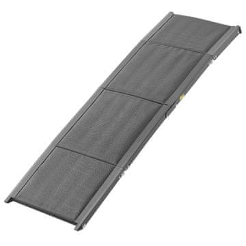 VEVOR Pasja stopnica 180x50.8 cm črna zložljiva