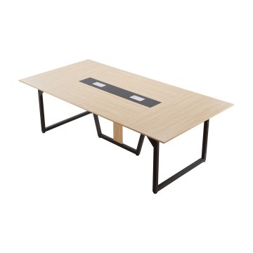 VEVOR Konferenčna miza 2400x1200x750 mm rjava