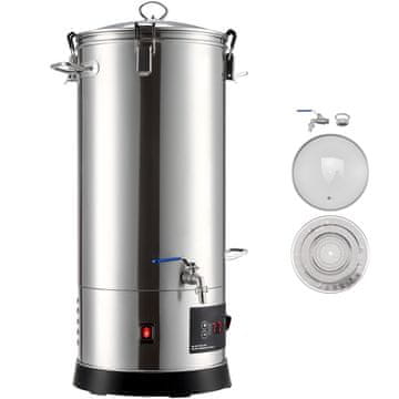 VEVOR Električni pivski sistem 30L 42x32.5x72 cm iz nerjavečega jekla