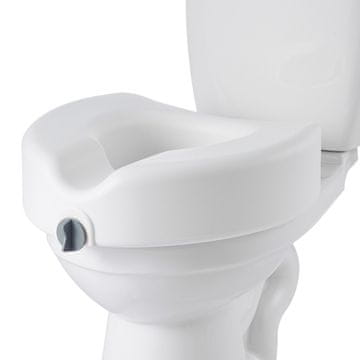 VEVOR Povišan sedež za stranišče 424x416x180 mm, bel